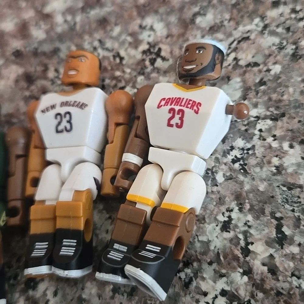 NBA‎ C3 Construction Basketball Figures Lot of 6 LeBron Kyrie Westbrook Loose
